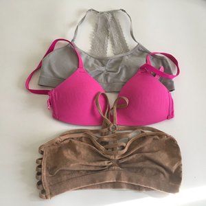 Bundle of 3 Wonder Nation, Hanes, Love,Mar Girls